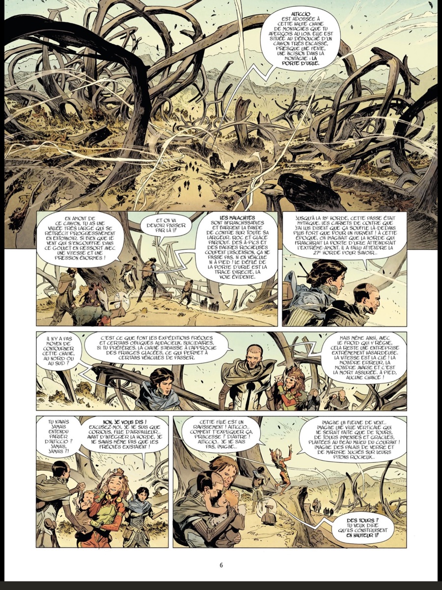 Page six of La Horde du Contrevent, tome 4 — Alticcio, in the Lijn reader